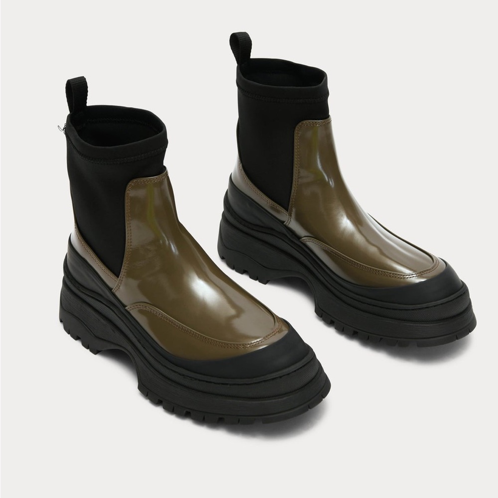 Rachel Comey Barla Boot in Lux Leather Mud 10